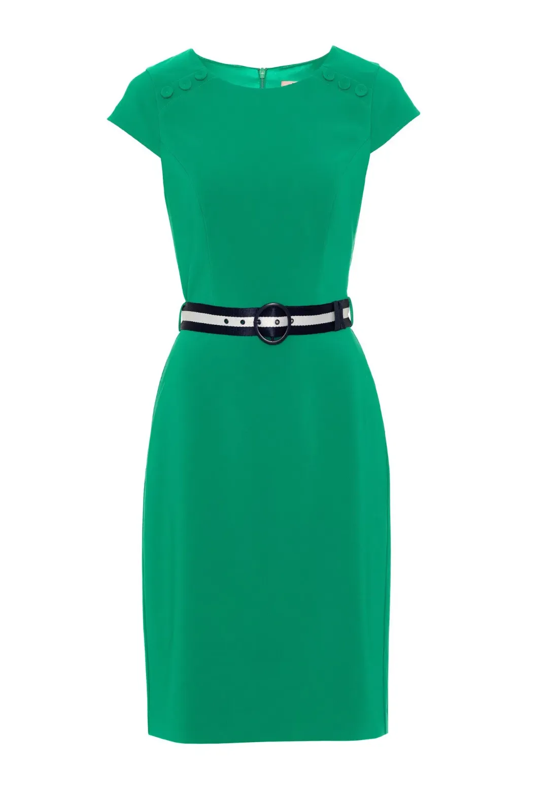Review Ayesha Dress in Jelly Bean Colour Green Size 12 for rent on The Volte - main image