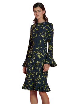 By Johnny Black Daisy Frill Sleeve Slip Dress Size 10 for rent on The Volte - image 1