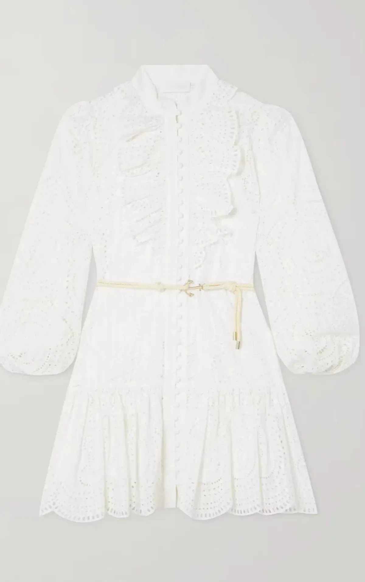 Zimmermann Moonshine Anchor Dress Ivory Size 1 / Au 10 - Image 4