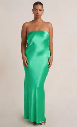 Bec & Bridge Moon Dance Strapless Dress Emerald Green Size 8 for rent on The Volte - image 5