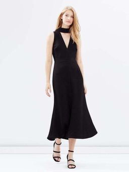 C/MEO Collective First Thing Dress Black Size 8 for rent on The Volte - image 1