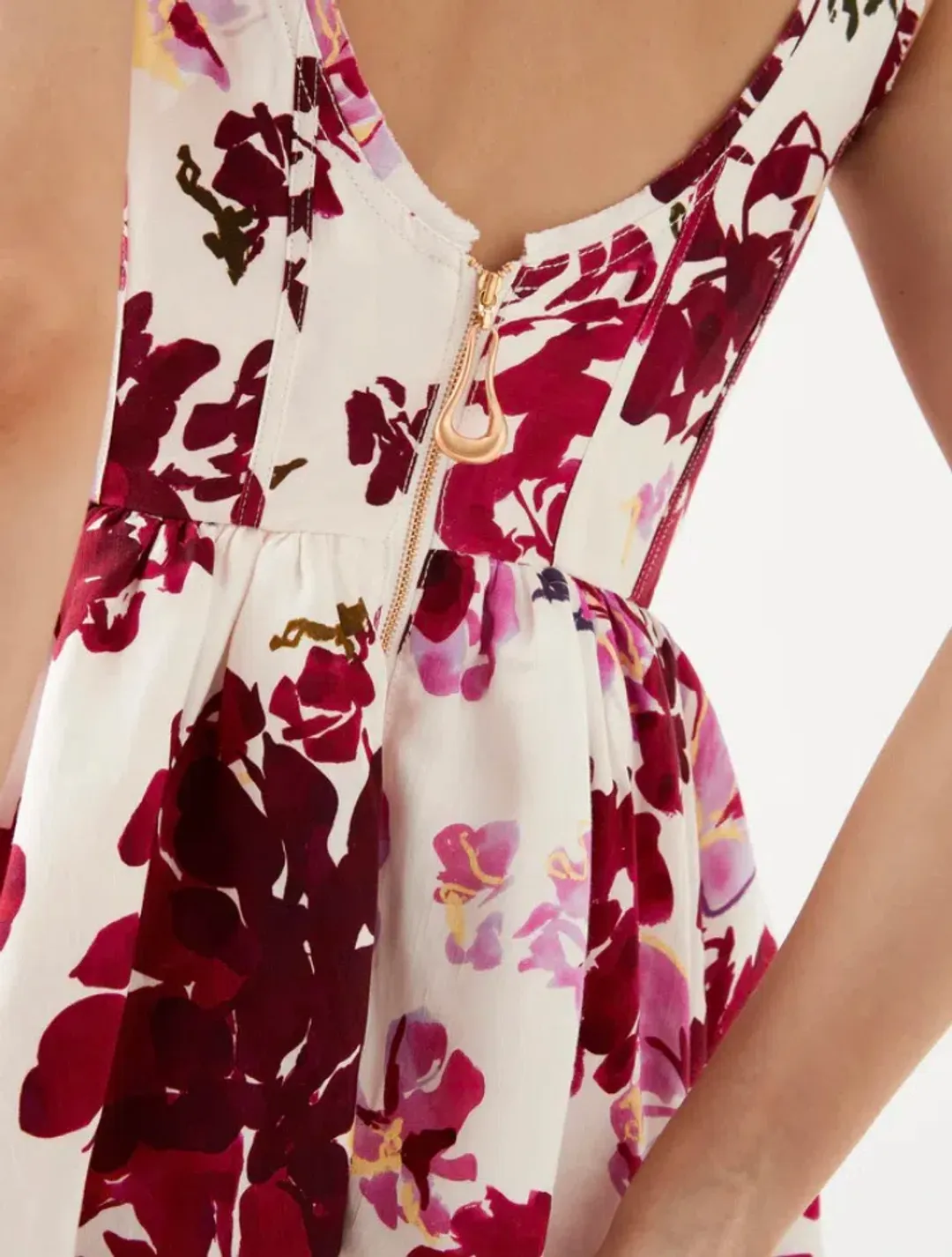 AJE Suzette Mini Dress Roses of Provence Size 16 for rent on The Volte - main image