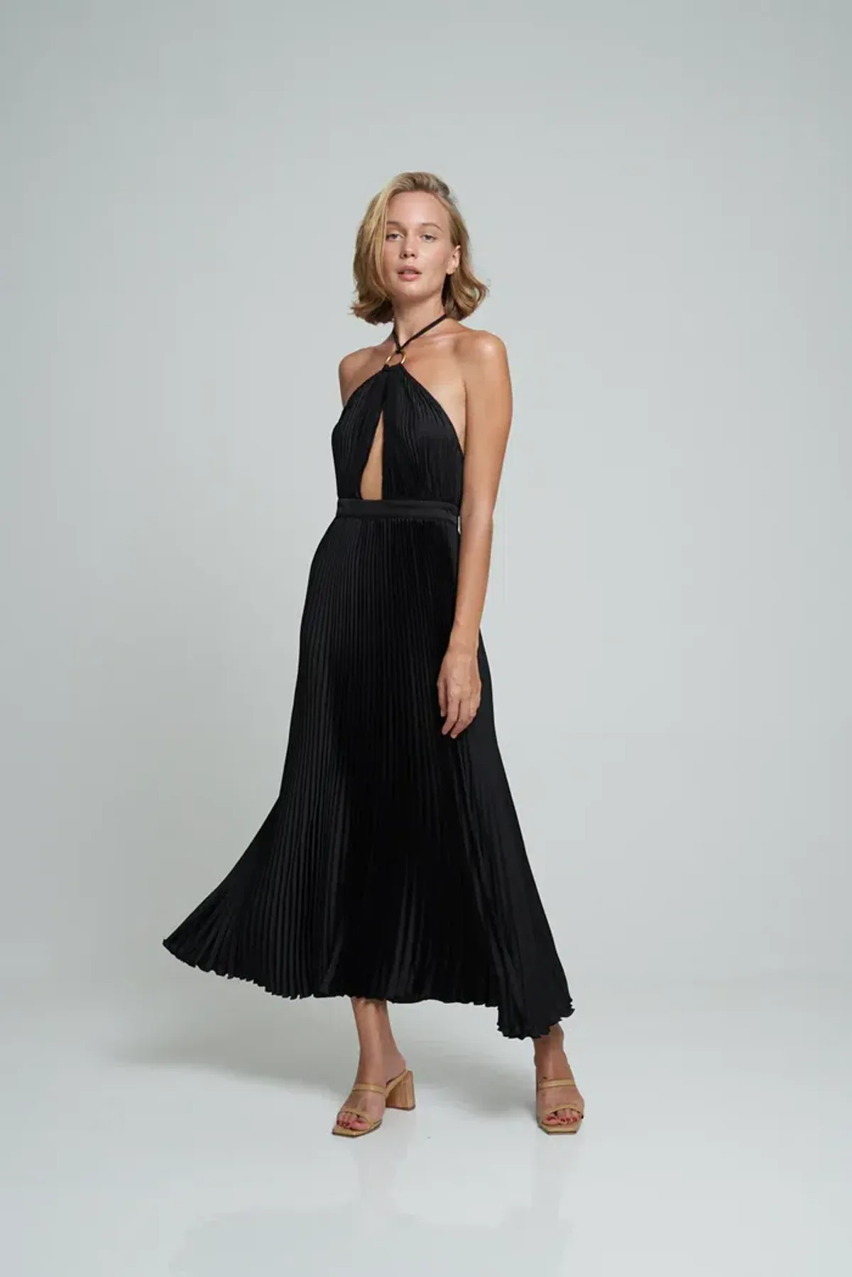 L'Idee Woman Reveil Gown Noir Size 10 - Image 2