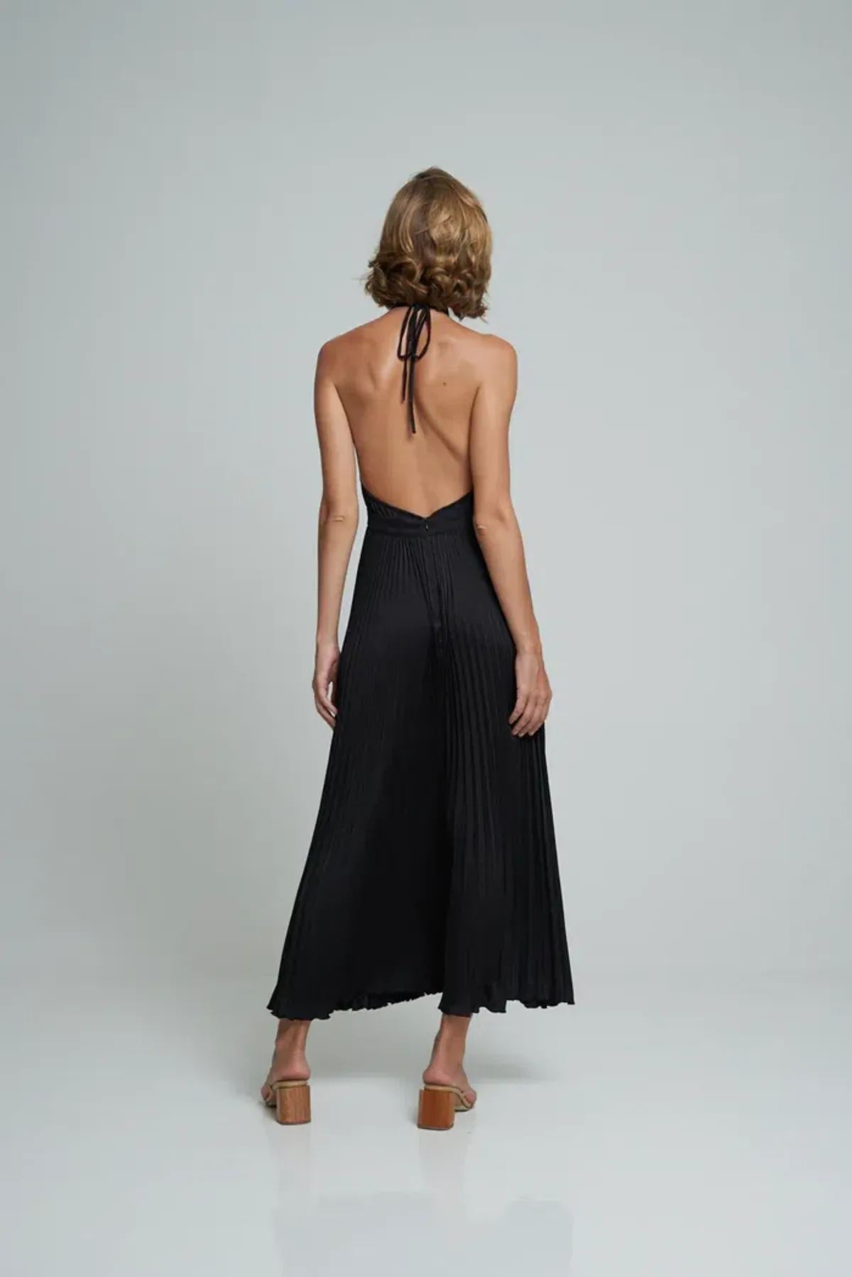L'Idee Woman Reveil Gown Noir Size 10 - Image 4