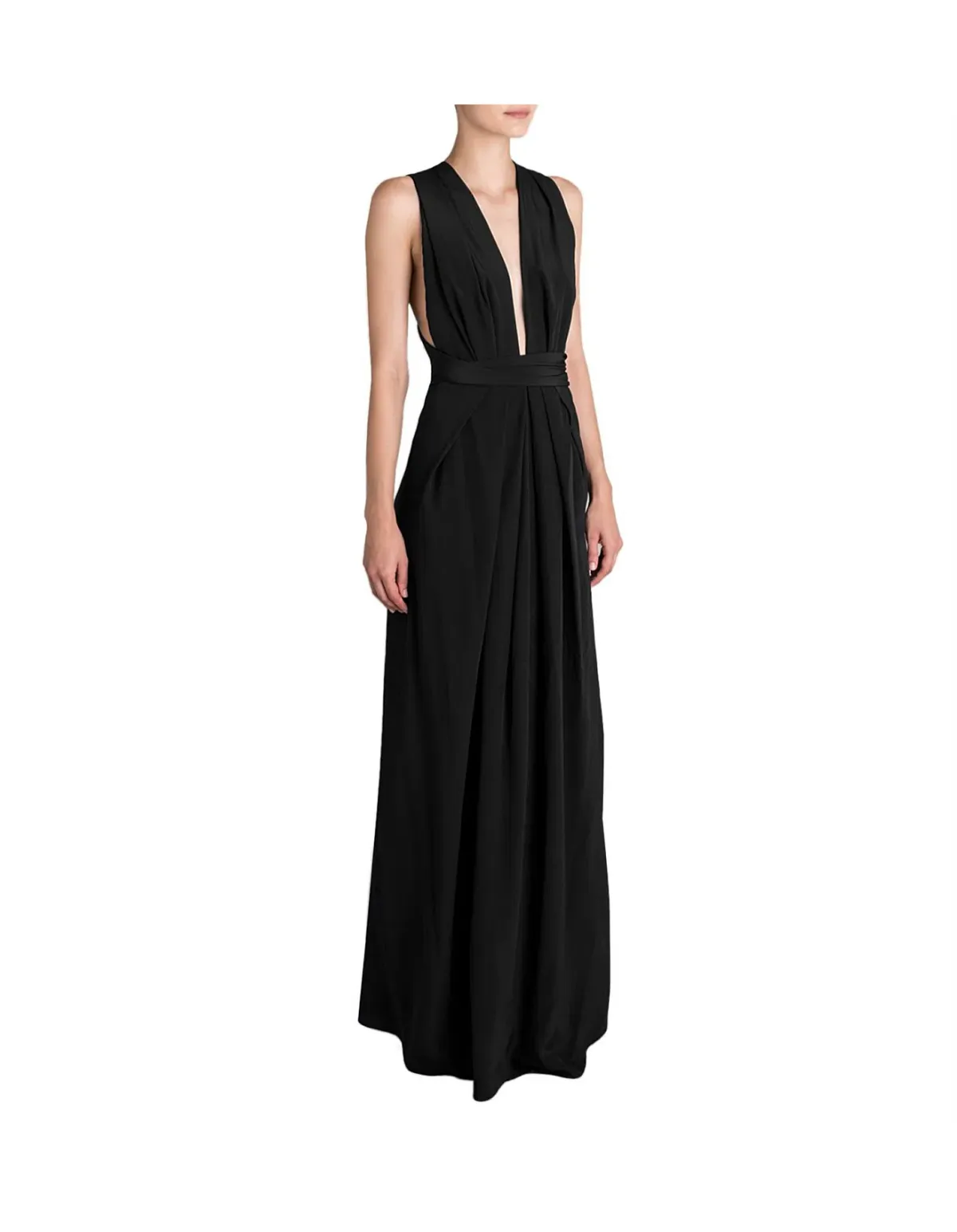 Bianca Spender Silk CDC Ascendent Gown Black Size 12 - Image 8