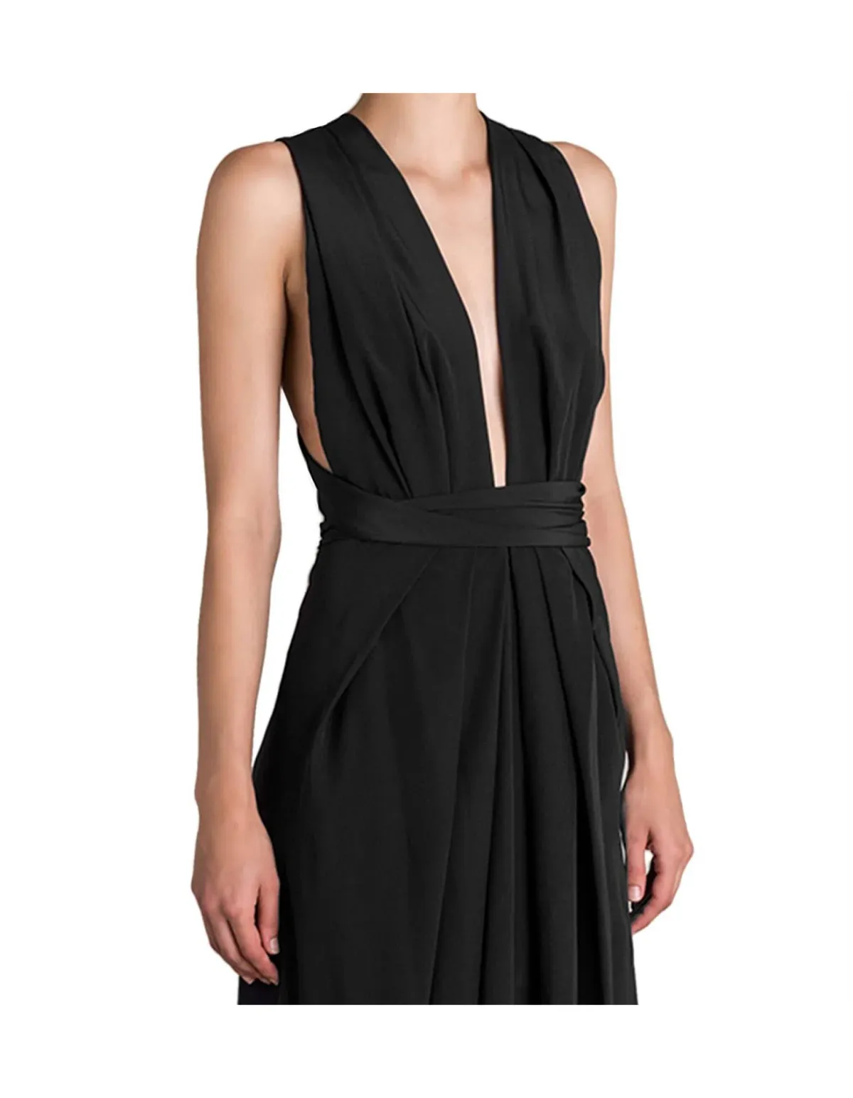 Bianca Spender Silk CDC Ascendent Gown Black Size 12 - Image 6
