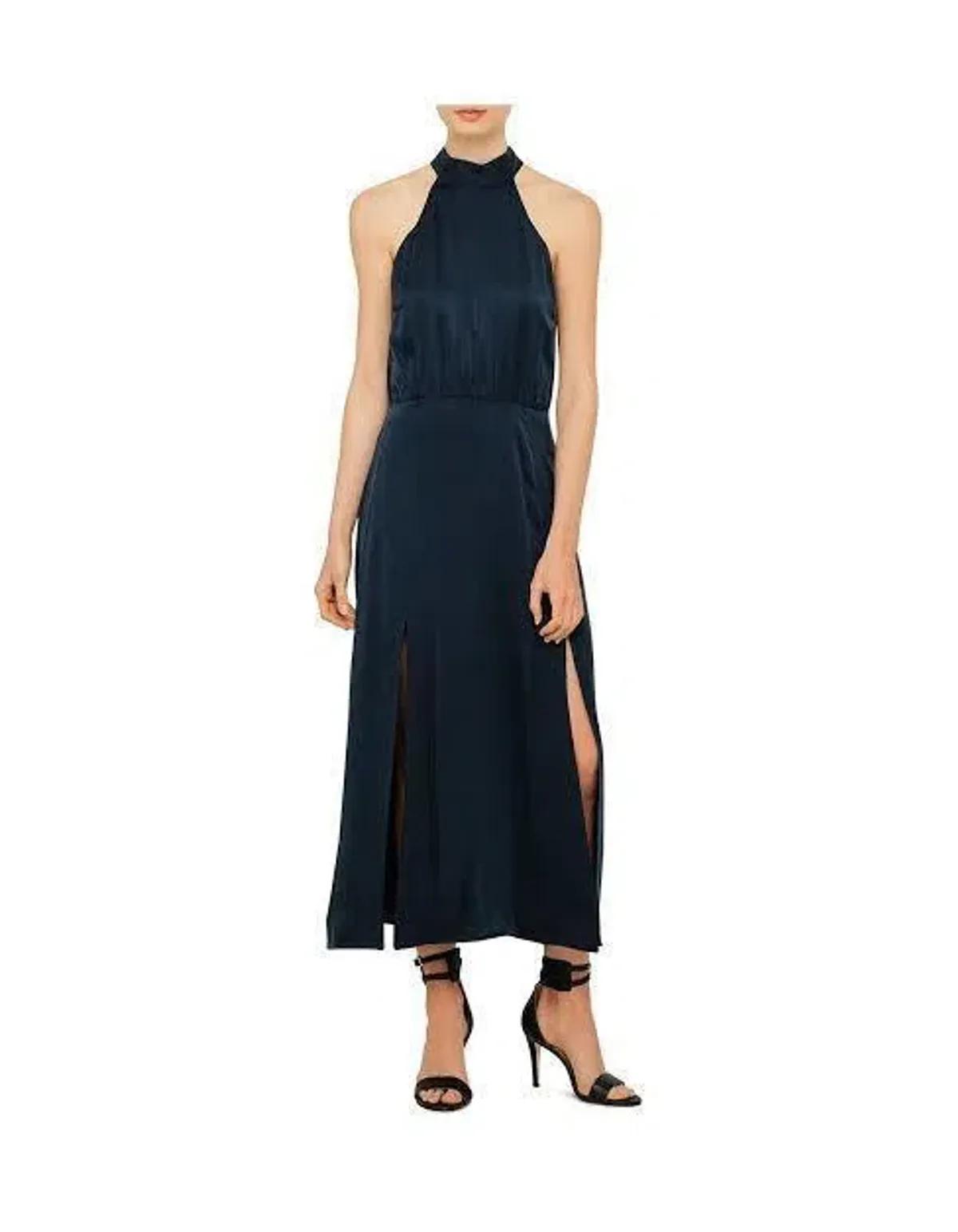 Zimmermann Sueded Picnic Dress Navy Size 8 for rent on The Volte - main image