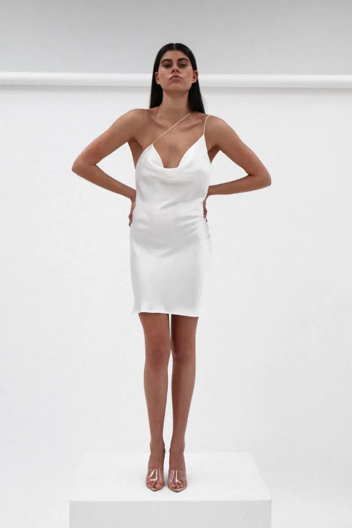Natalie Rolt Avril Mini Dress White Size 8 - Image 1