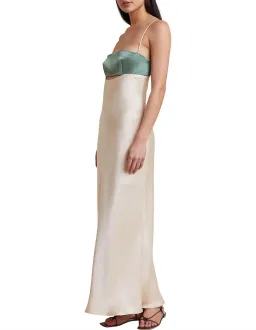 Bec and Bridge Carrie Cut Out Maxi Dress Multi Green Size 16 for rent on The Volte - image 2