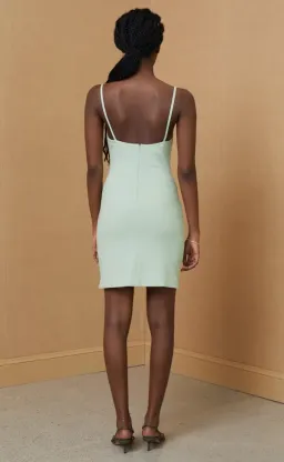 Bec & Bridge Hana Mini Dress in Avocado Green Size 16 for rent on The Volte - image 3