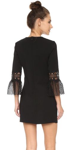 Self Portrait Black Lace Cocktail Dress Black Size 8 for rent on The Volte - image 2