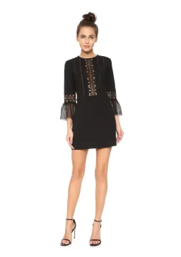 Self Portrait Black Lace Cocktail Dress Black Size 8 for rent on The Volte - image 1