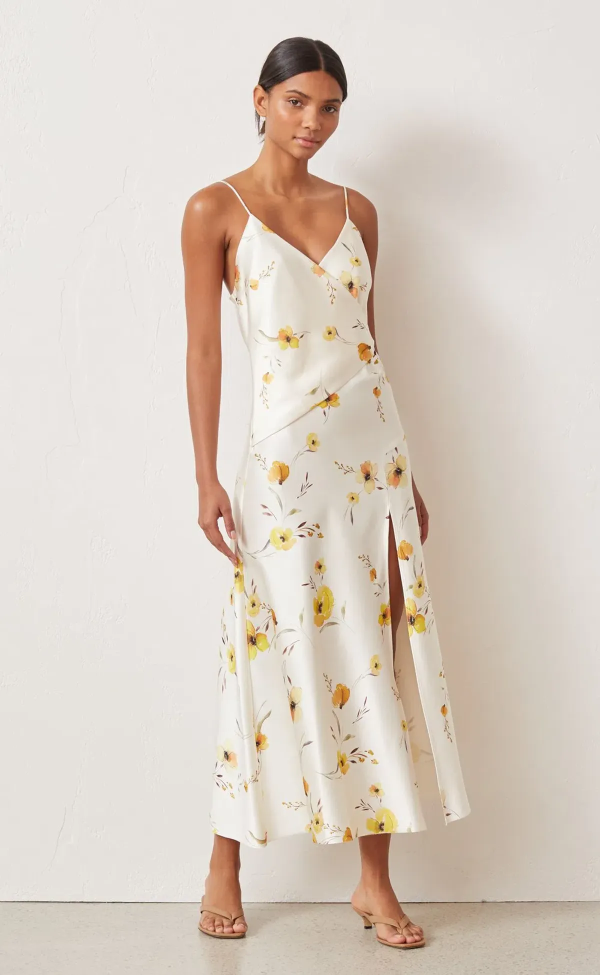 Bec & Bridge Colette Wrap Midi Dress Print Size 8 - Image 1