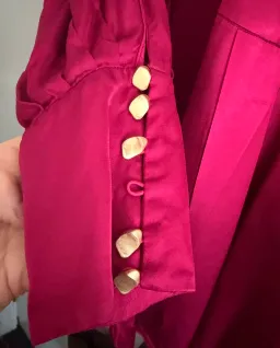 Aje Galina Wrap Dress Hot Pink Size 8 for rent on The Volte - image 4