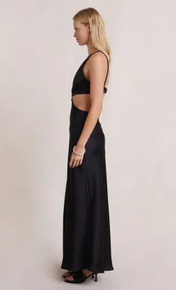 Bec & Bridge Felix V Maxi Dress Black Size 12 for rent on The Volte - image 2