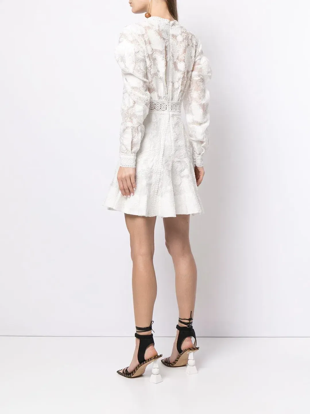 Acler Godson Dress In White Size 8 for rent on The Volte - main image