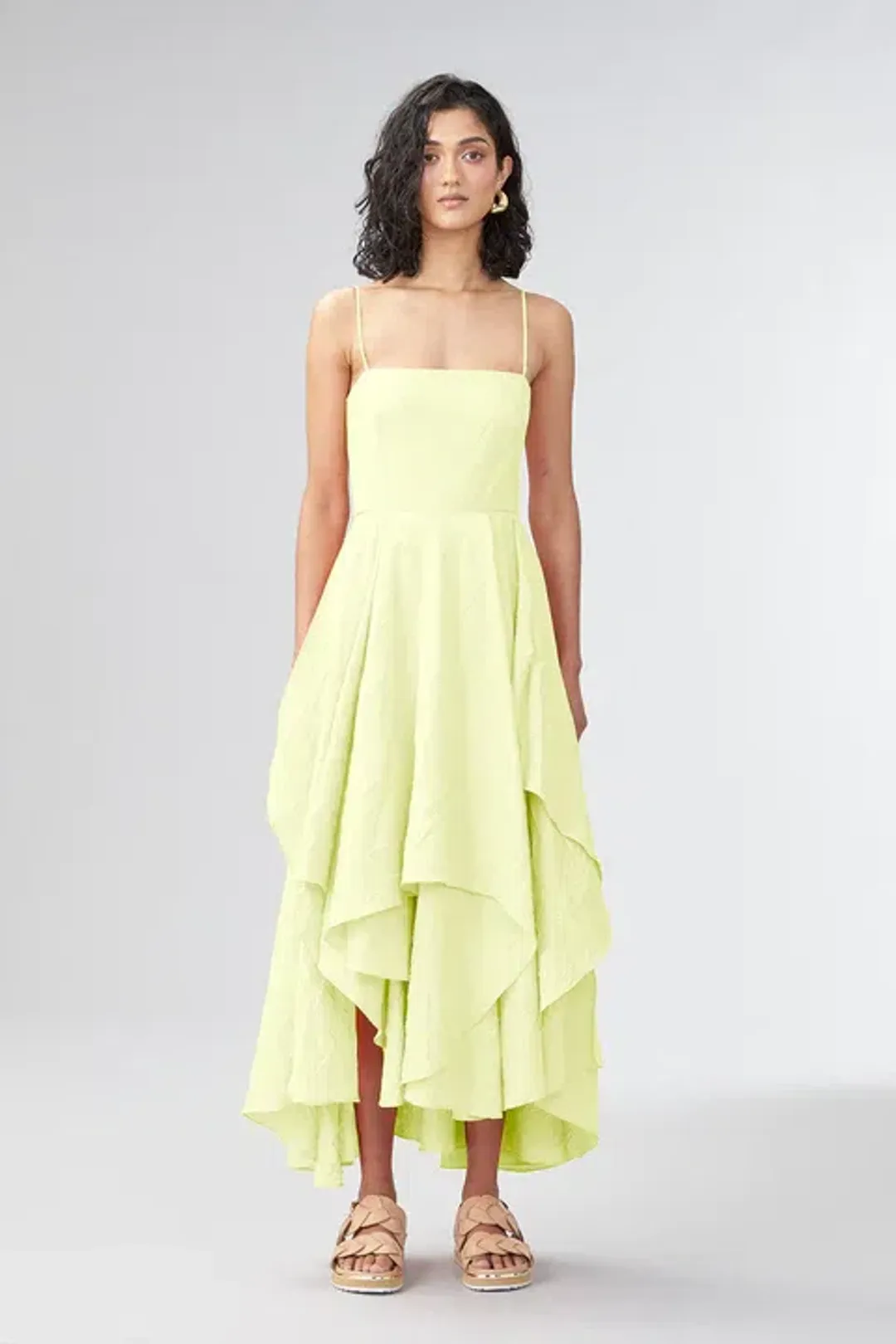 Ginger and Smart Euphoria Dress Citron Size 6 for rent on The Volte - main image