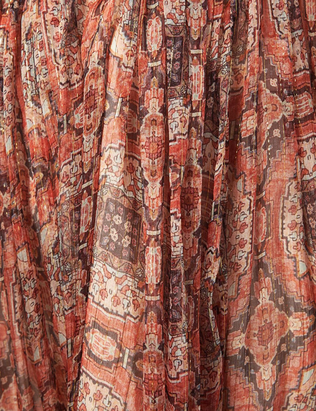 Zimmermann Empire Heiress Dress Ochre Konya Size 8 for rent on The Volte - main image