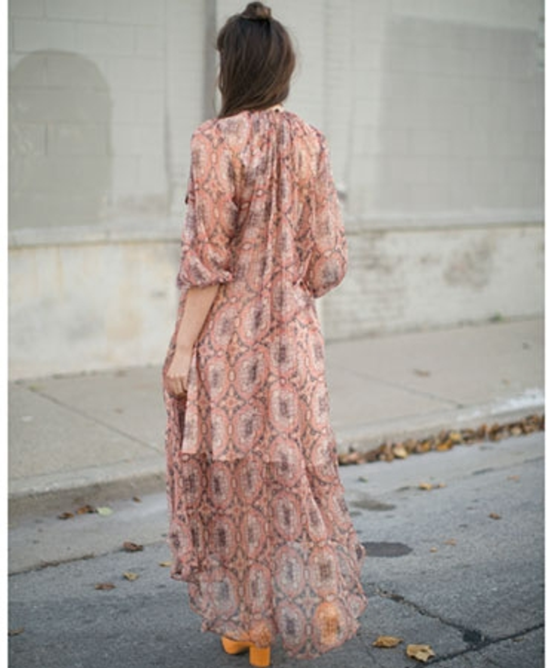 Zimmermann Empire Heiress Dress Ochre Konya Size 8 for rent on The Volte - main image