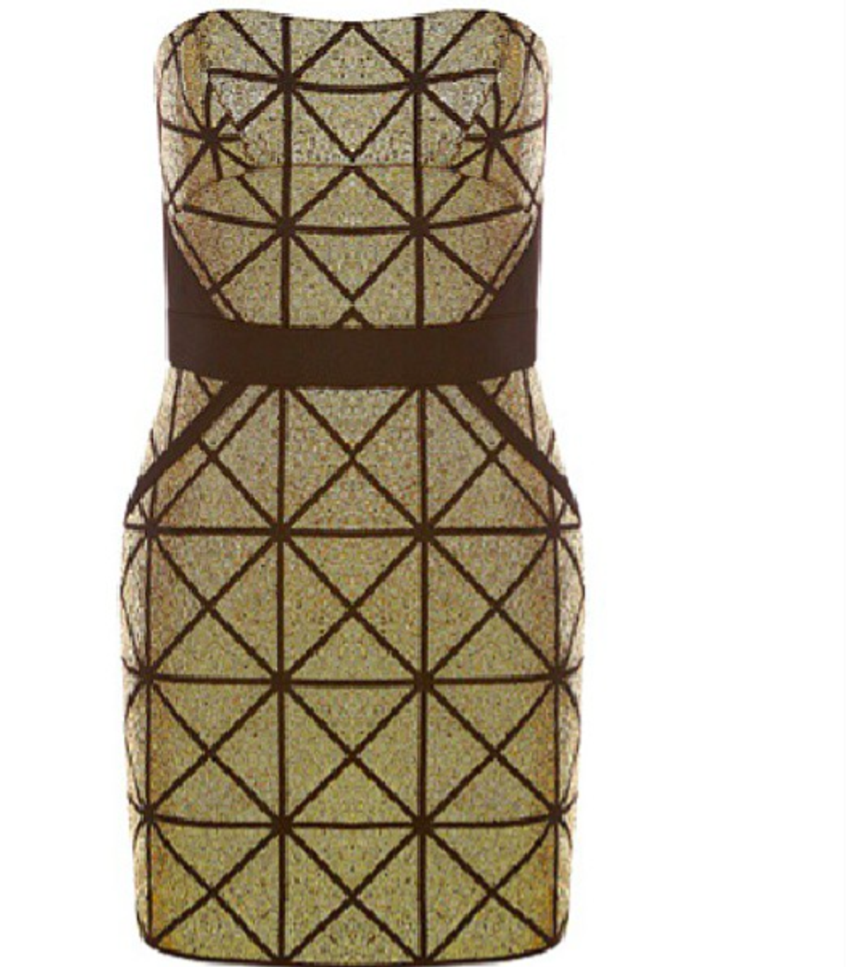 SHEIKE Gold Rush Dress for rent on The Volte - main image