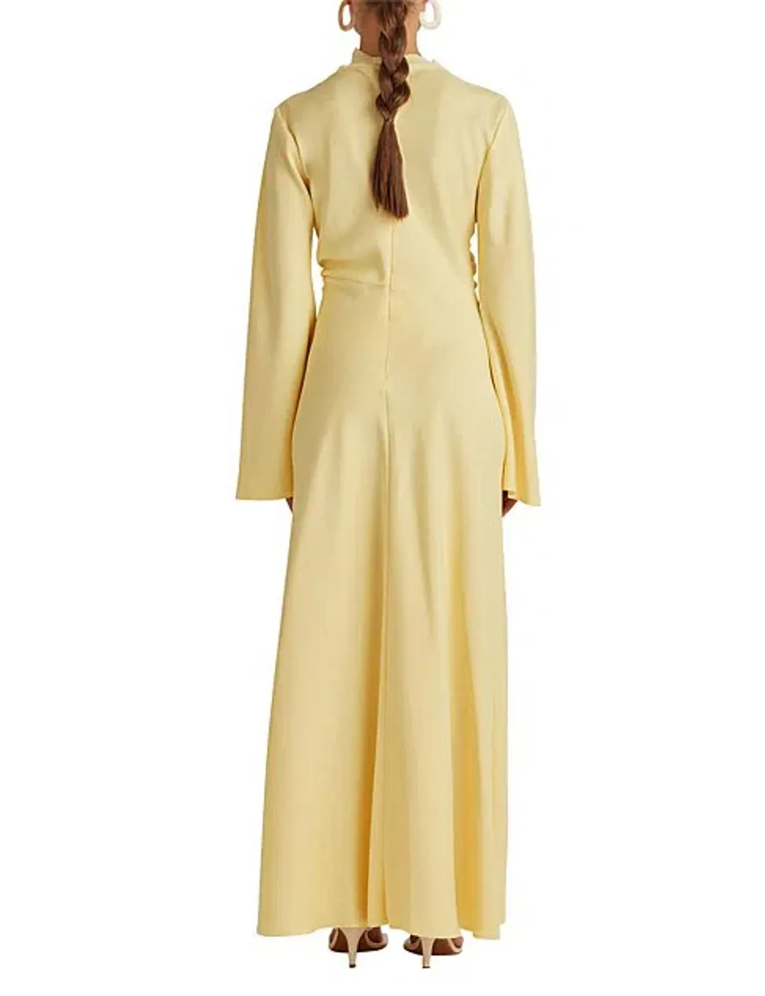 Camilla and Marc Darmascus Dress Yellow Size 12 for rent on The Volte - main image