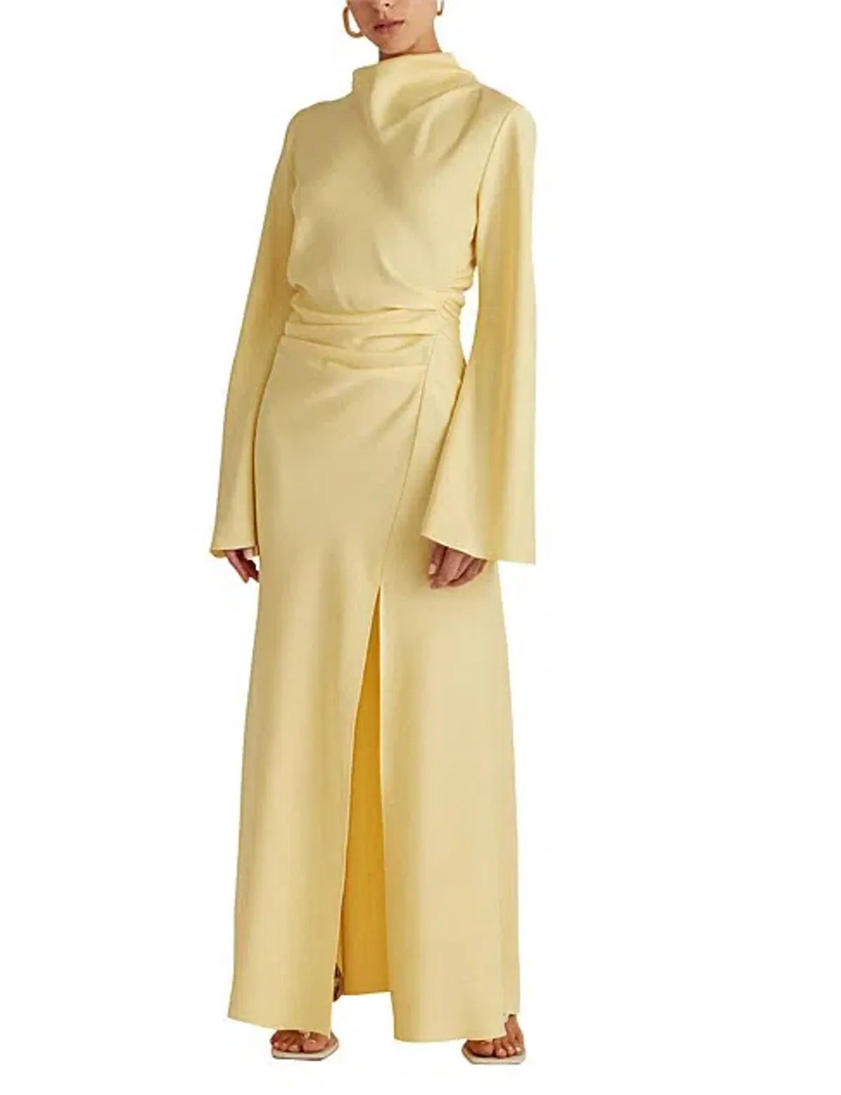 Camilla and Marc Darmascus Dress Yellow Size 12 for rent on The Volte - main image
