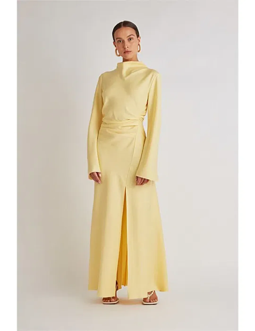 Camilla and Marc Darmascus Dress Yellow Size 12 for rent on The Volte - main image
