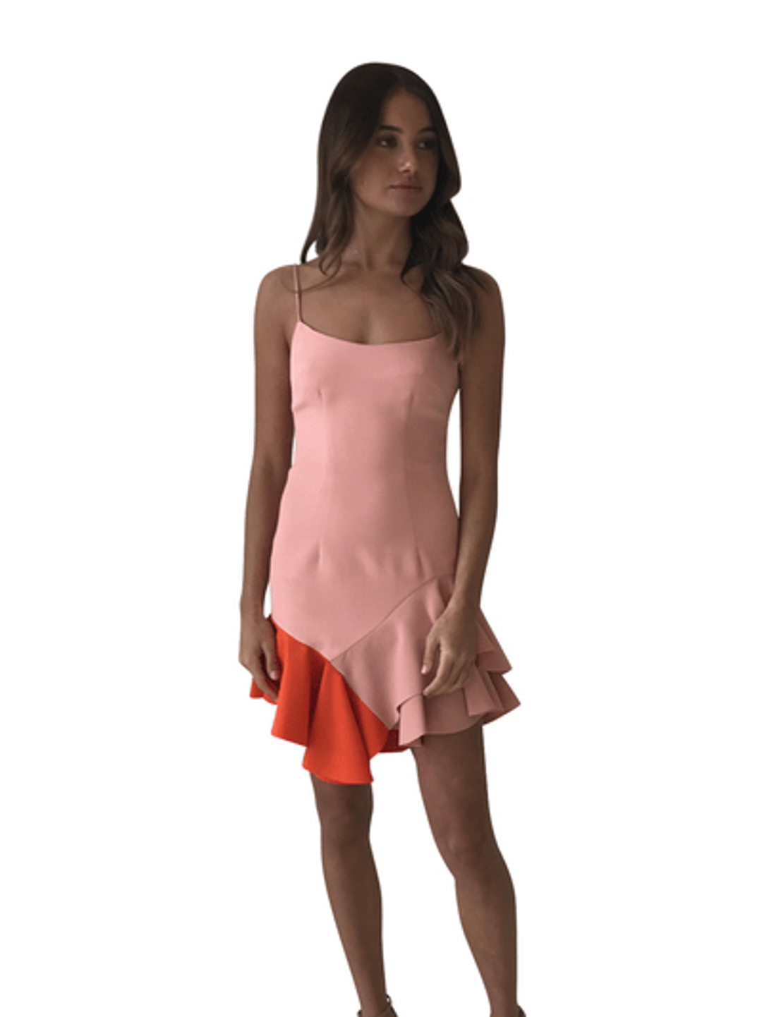 BY JOHNNY - BAMBI FRILL PINK DRESS SZ 6 for rent on The Volte - main image