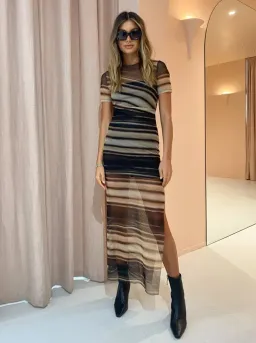 Bec & Bridge Watercolour S/S Maxi Dress Print Size 8 for rent on The Volte - image 1