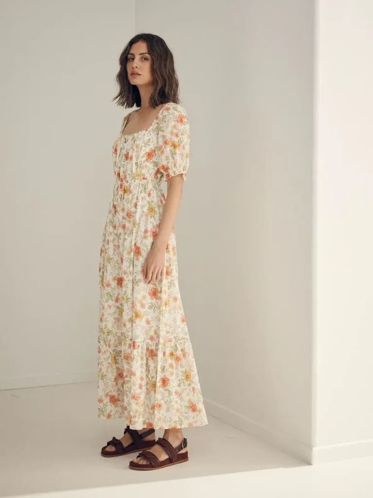 One Country Mouse Oakmeadow Jasmine Dress In Hibiscus Size 10 - Image 3