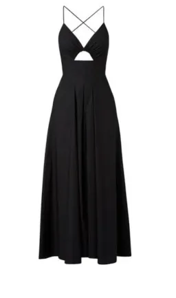 Scanlan Theodore Cotton Strappy Dress Dress NAVY Size 8 for rent on The Volte - image 3