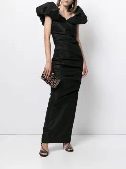 Rachel Gilbert Frey Gown Black Size AU 8 for rent on The Volte - image 1