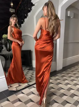 Jadore Romeo JP141 Dress Orange Size 8 for rent on The Volte - image 2