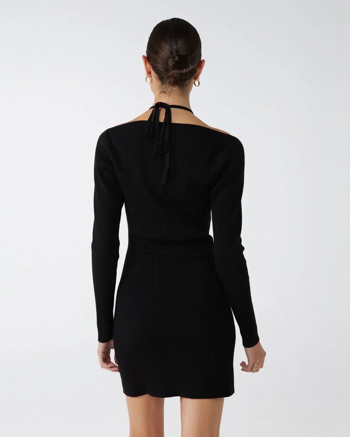 Ronnie Knit Black Dress - LOVER - Image 5