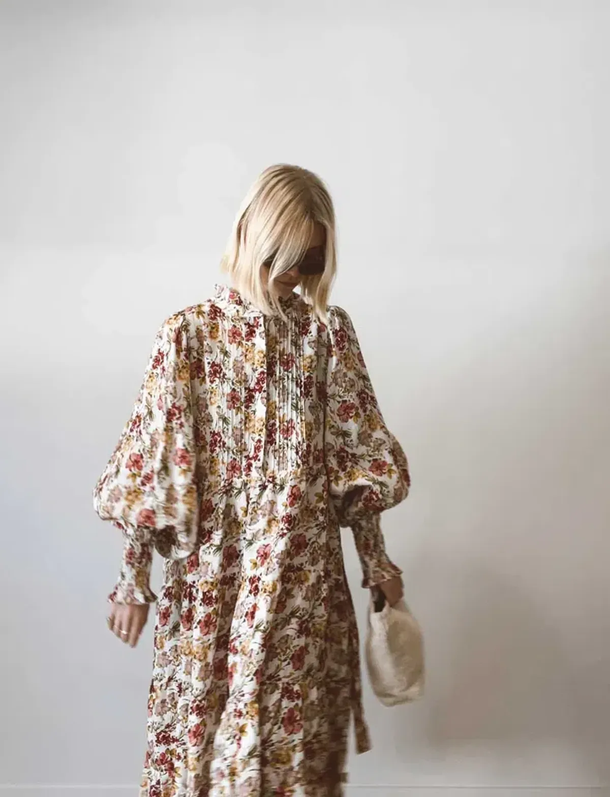Aje Aurelia Floral Linen Gown Print Size 12 - Image 4
