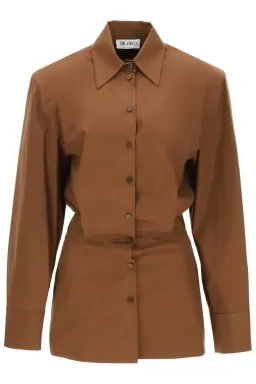 The Attico Margot Dress Brown Size 6 for rent on The Volte - image 3