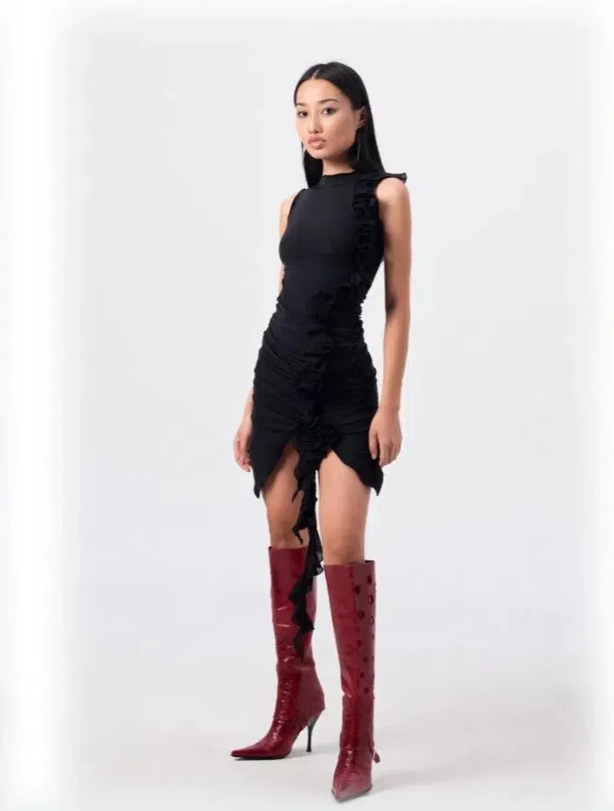 Fancì Club The Night Train Dress Black Size 6 for rent on The Volte - main image