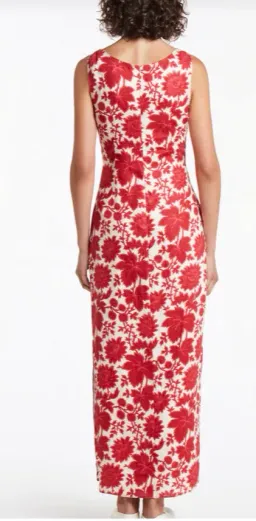 Sir the Label Cinta Cut Out Midi Dress Print Size 6 for rent on The Volte - image 2