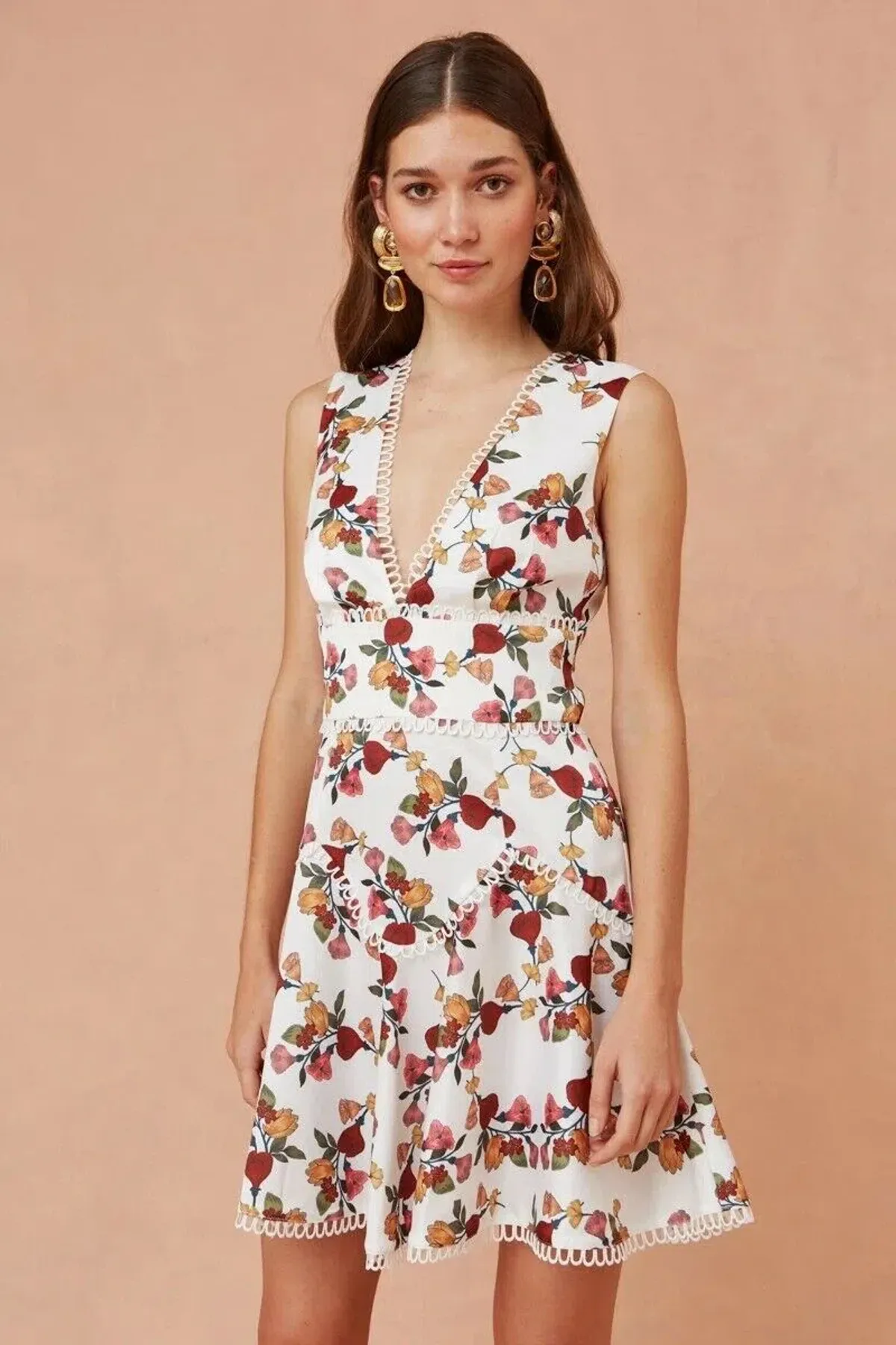 Keepsake Everlasting Mini Dress Vine Print Size L / Au 12 - Image 2