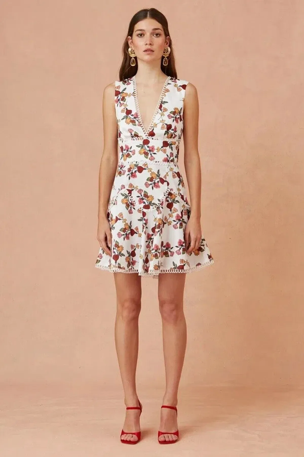 Keepsake Everlasting Mini Dress Vine Print Size L / Au 12 for rent on The Volte - main image