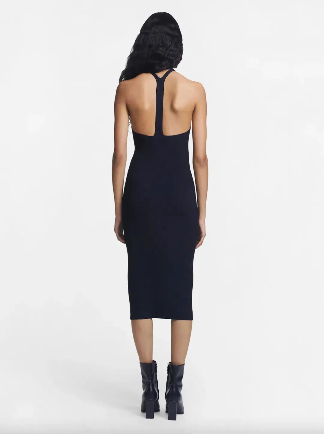 Dion Lee Lustrate Fork Dress Black Size S/ Au 8 for rent on The Volte - main image