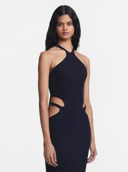 Dion Lee Lustrate Fork Dress Black Size S/ Au 8 for rent on The Volte - image 2