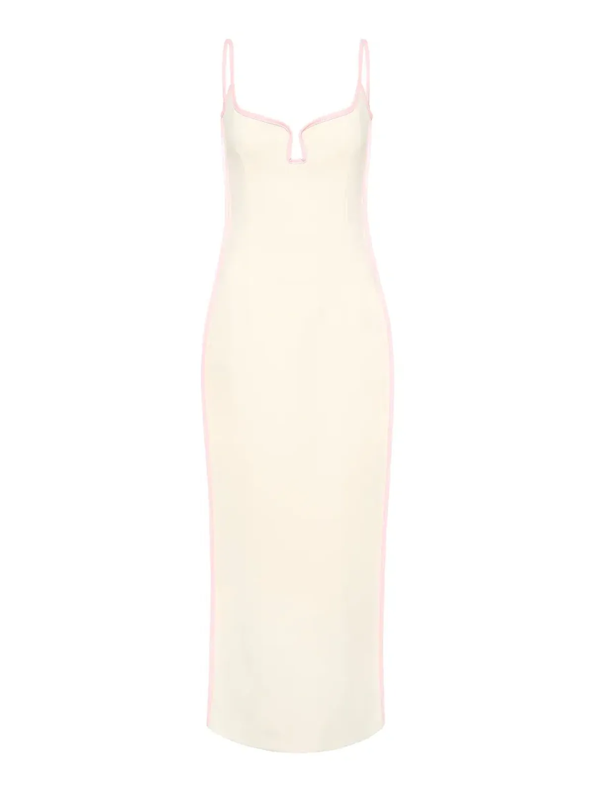 Paris Georgia Marlo Dress Cream With Bubblegum Pink Size S / Au 8 - Image 4