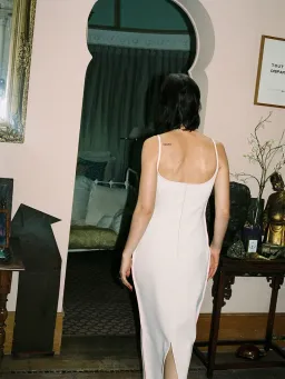 Paris Georgia Marlo Dress Cream With Bubblegum Pink Size S / Au 8 for rent on The Volte - image 3