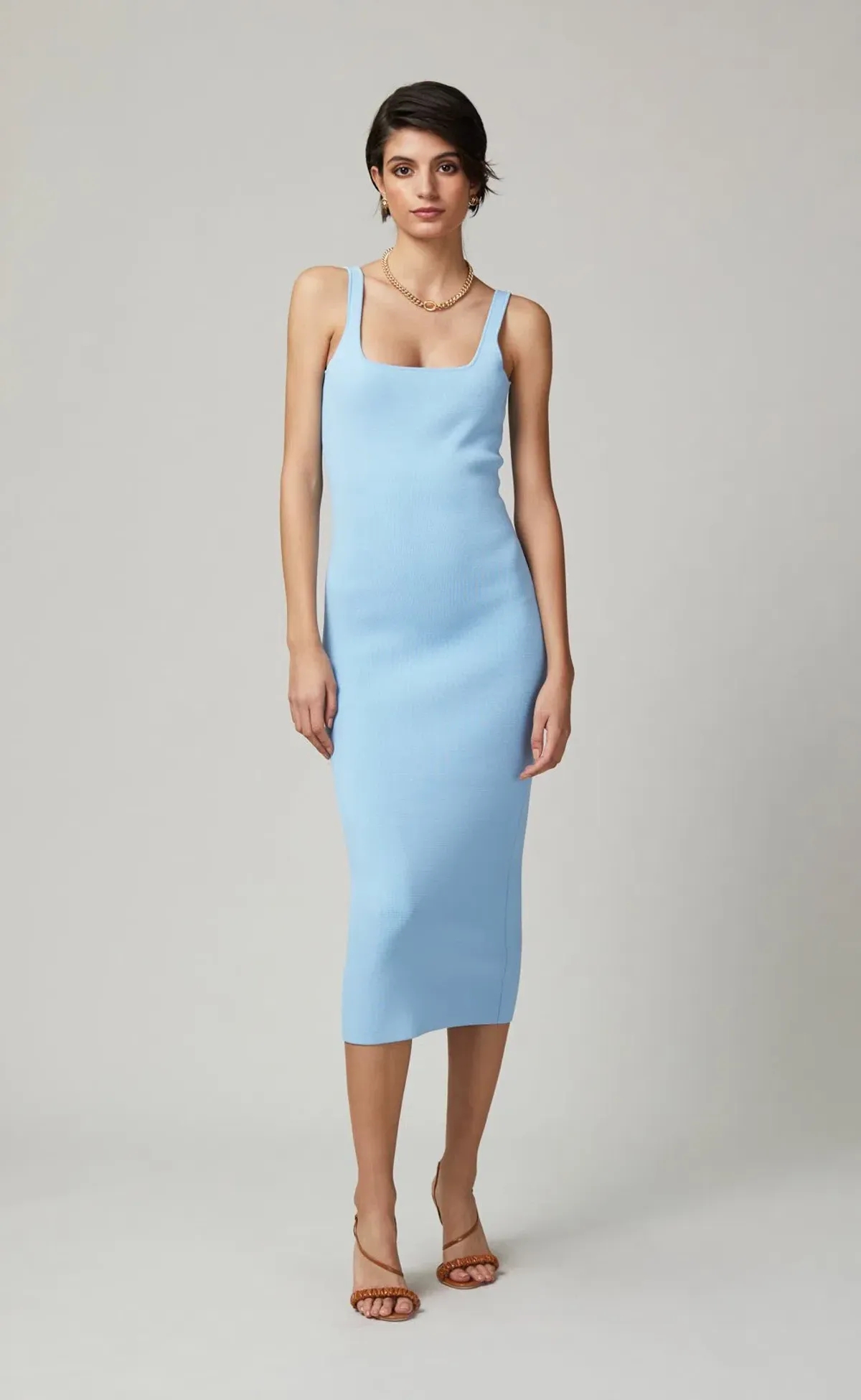 Bec & Bridge Emeline Midi Dress Blue Size 10 - Image 1
