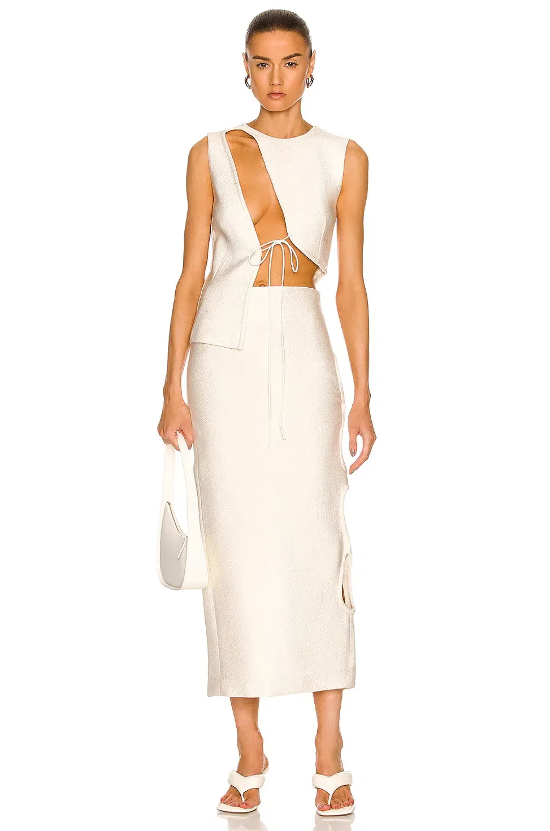 Christopher Esber Broken Infinity Top Natural Size 6 for rent on The Volte - main image