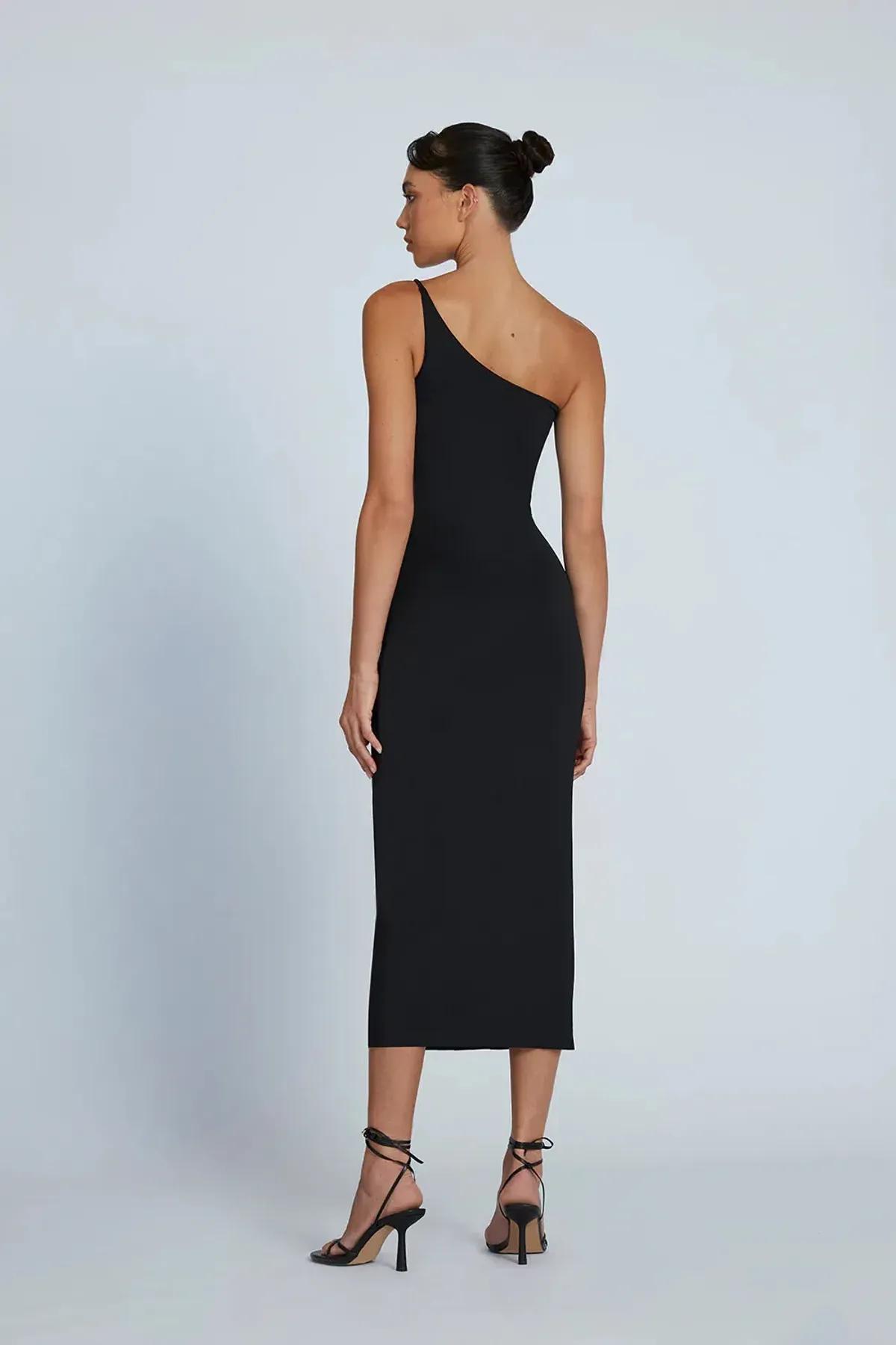 By Johnny Siya Splice Gather Dress Black Size 6 - Image 3