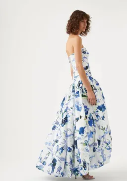 Aje Violette Bubble Hem Maxi Dress Print Size 10 for rent on The Volte - image 5