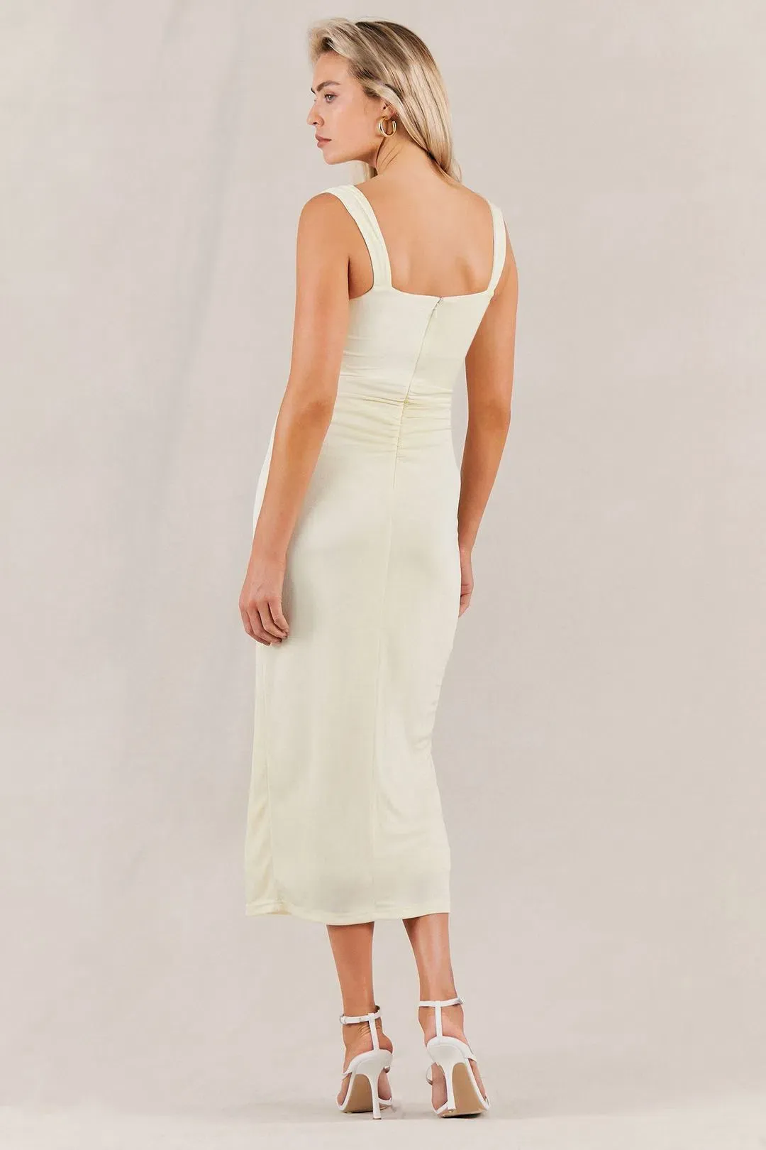 Misha Dolores Dress Butter Yellow Size 6 for rent on The Volte - main image