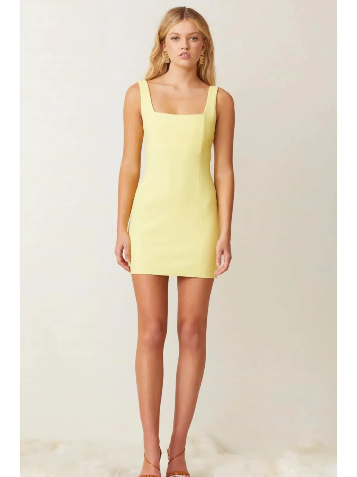 Bec & Bridge Gemma Mini Dress Banana Size AU 6 - Image 1